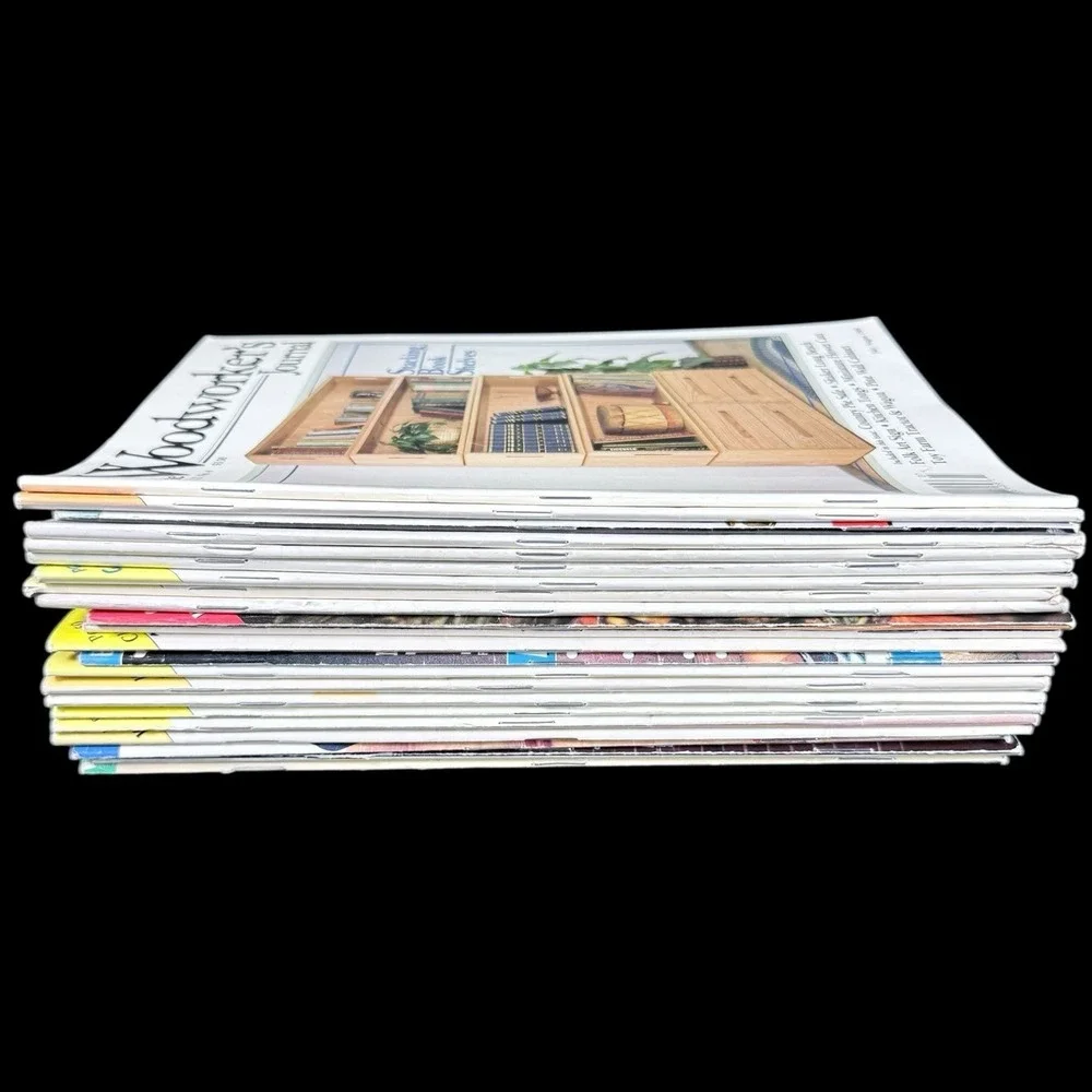 The Woodworkers Journal Woodworking Magazine Lot‎ of 24